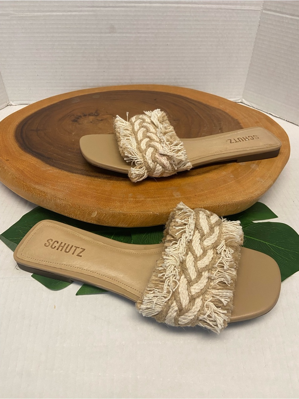 SCHUTZ Adelina Sandal Slide in Neutral - Picture 2 of 7